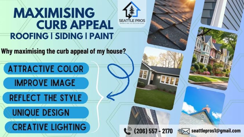 Maximising Curb Appeal combine Roofing Siding Paint