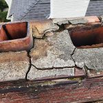 Most common damage to chimney